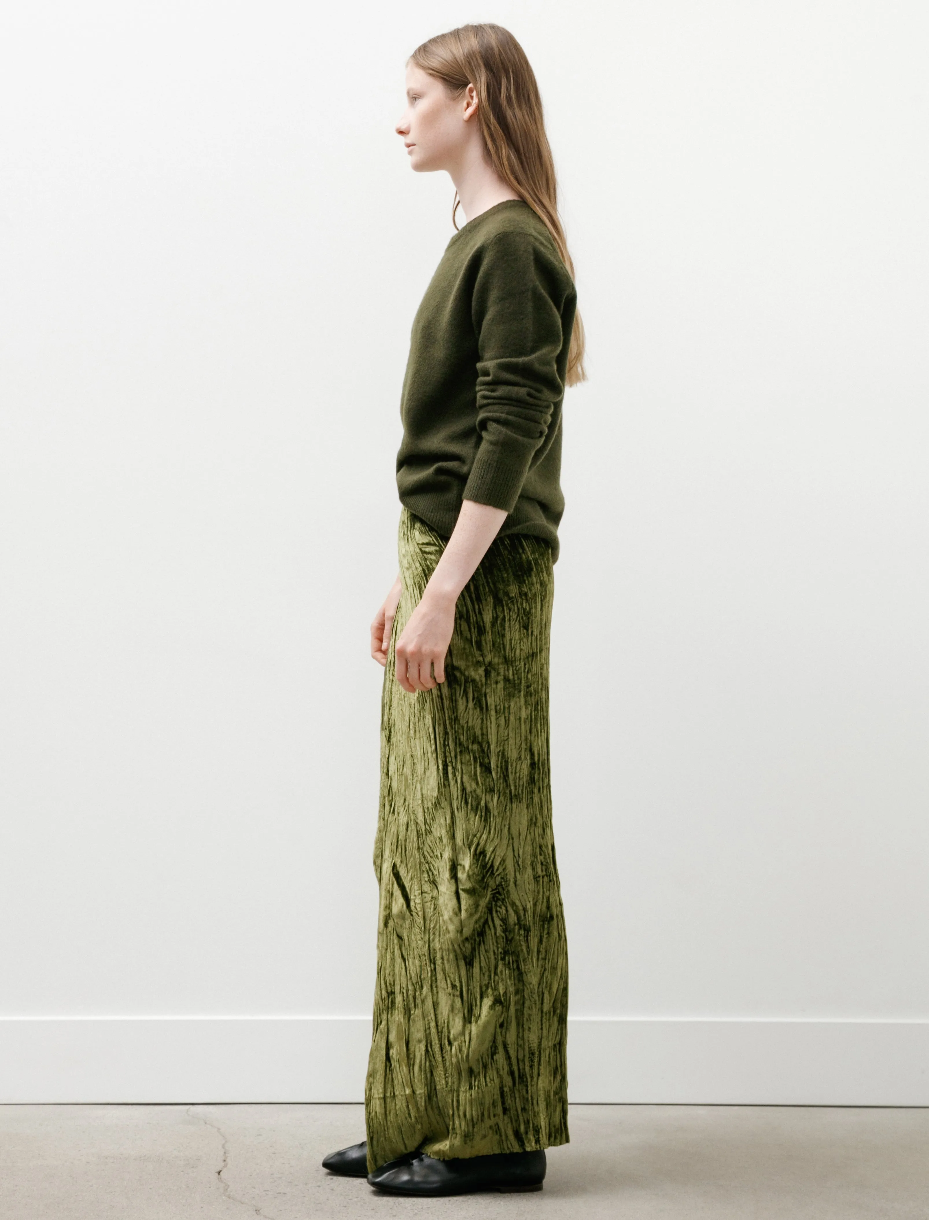 No.304 Silk Velvet Wrap Skirt Green sold by SHOP NEIGHBOR product image thumbnail 3
