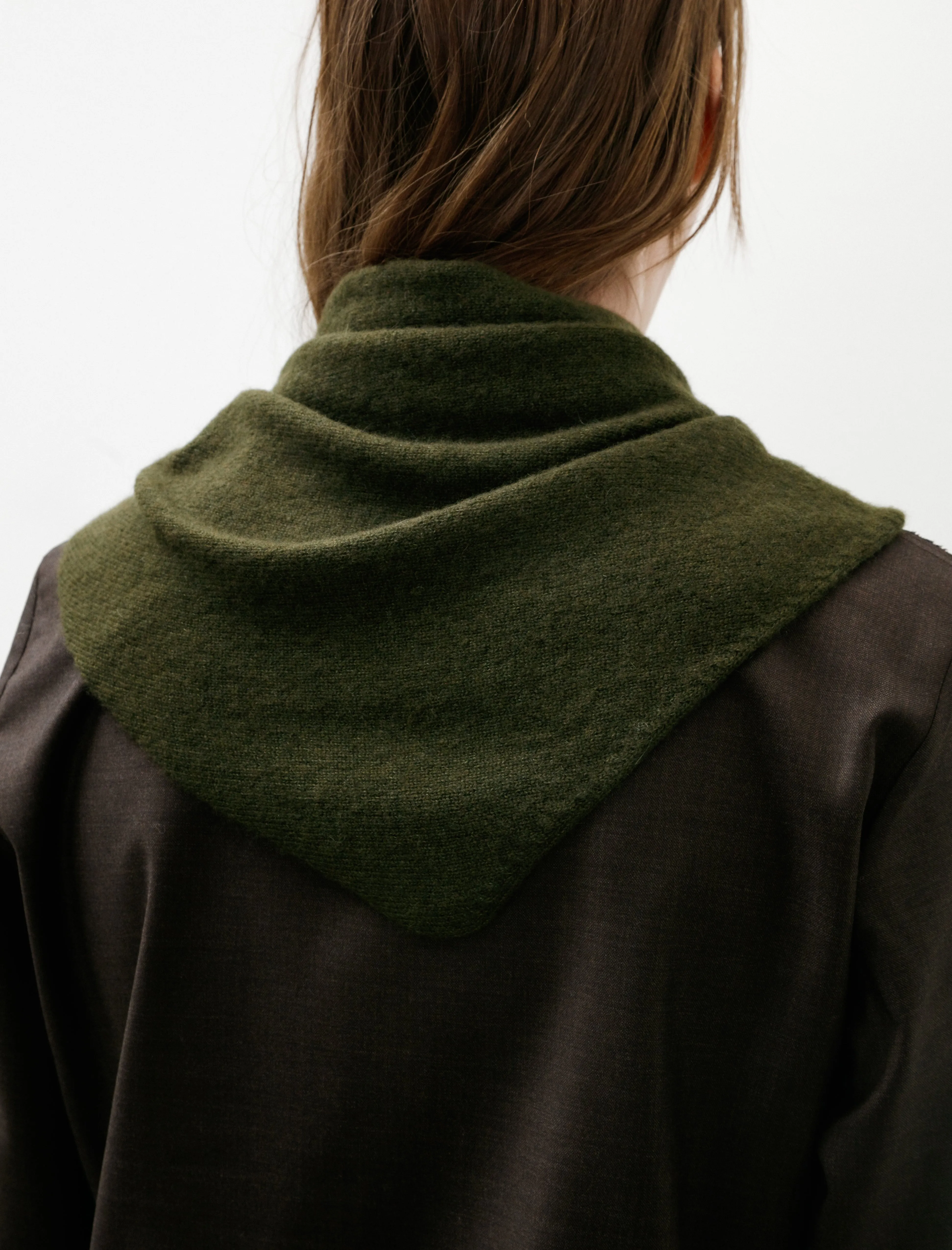 No.347 Cashmere Silk Scarf Dark Green sold by SHOP NEIGHBOR product image thumbnail 3