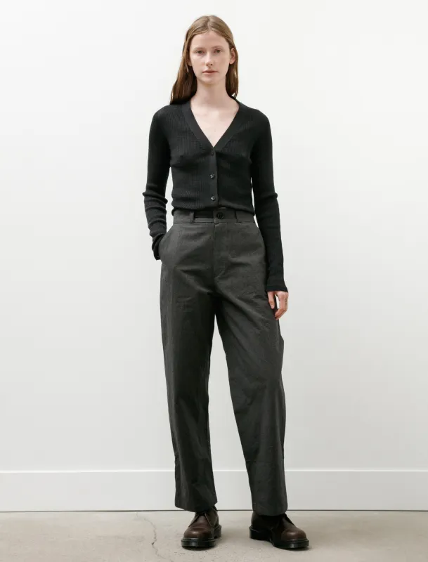 WR21 Pant-4 High-Wide Pants Granite Wool made by SHOP NEIGHBOR