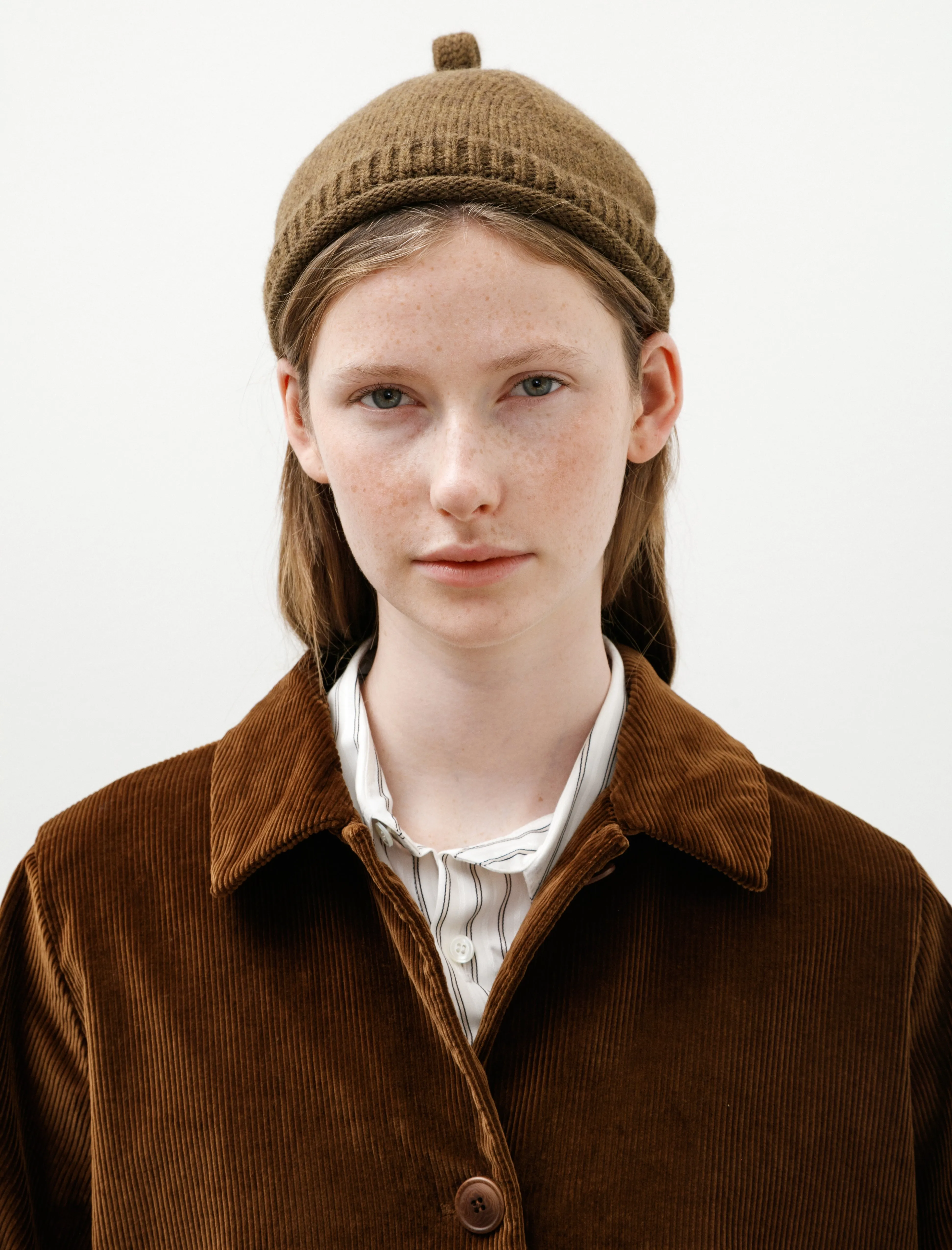 MHL Rolled Hem Beanie British Merino Thicket sold by SHOP NEIGHBOR product image thumbnail 2