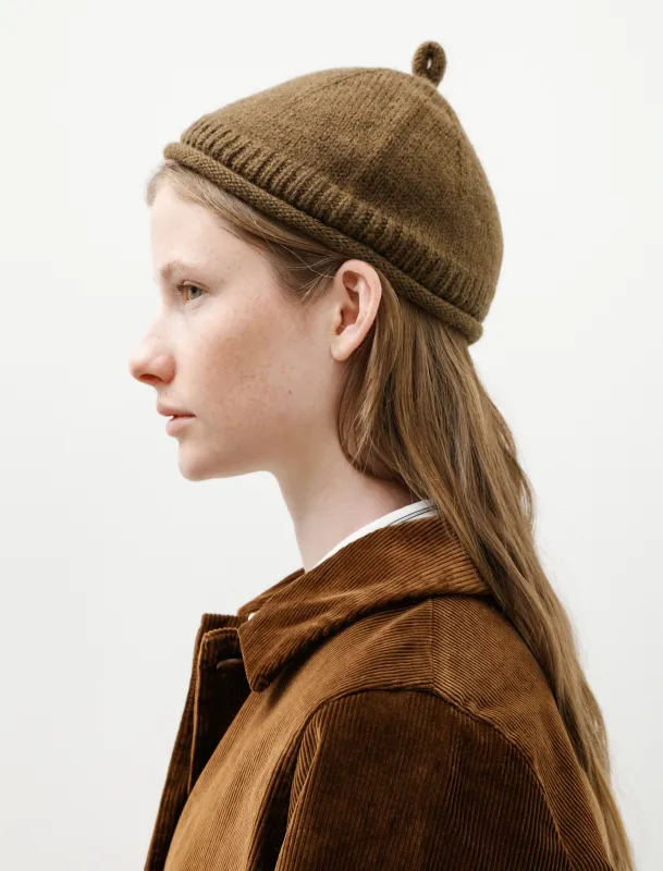 MHL Rolled Hem Beanie British Merino Thicket made by SHOP NEIGHBOR