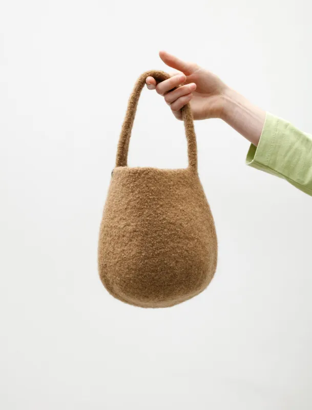Basket Bag Camel made by SHOP NEIGHBOR