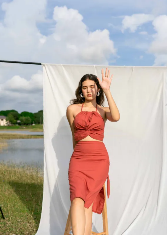 Georgina Skirt - Deep Rust sold by Sundays