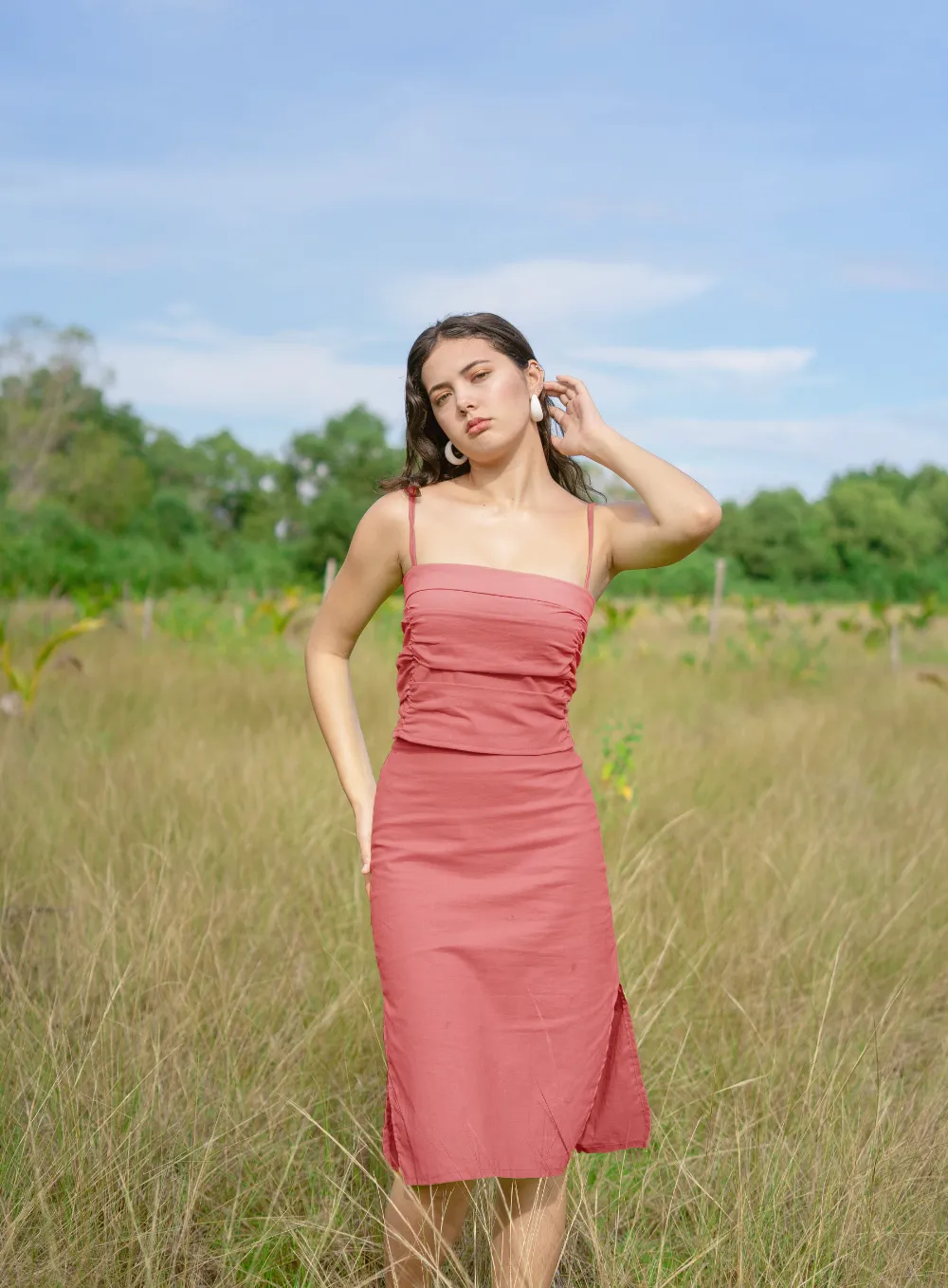 Georgina Skirt - Deep Rust sold by Sundays product image thumbnail 4