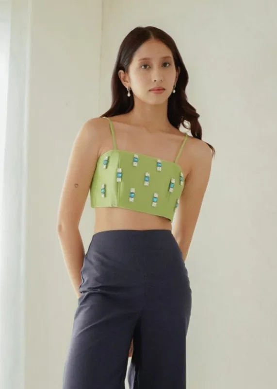Freya Top - Apple Green sold by Sundays