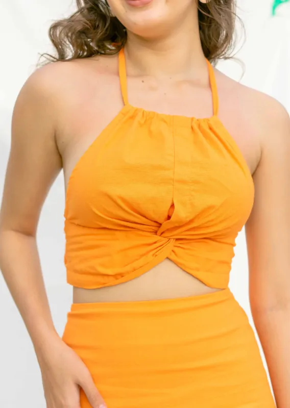 Bria Halter Top - Orange sold by Sundays