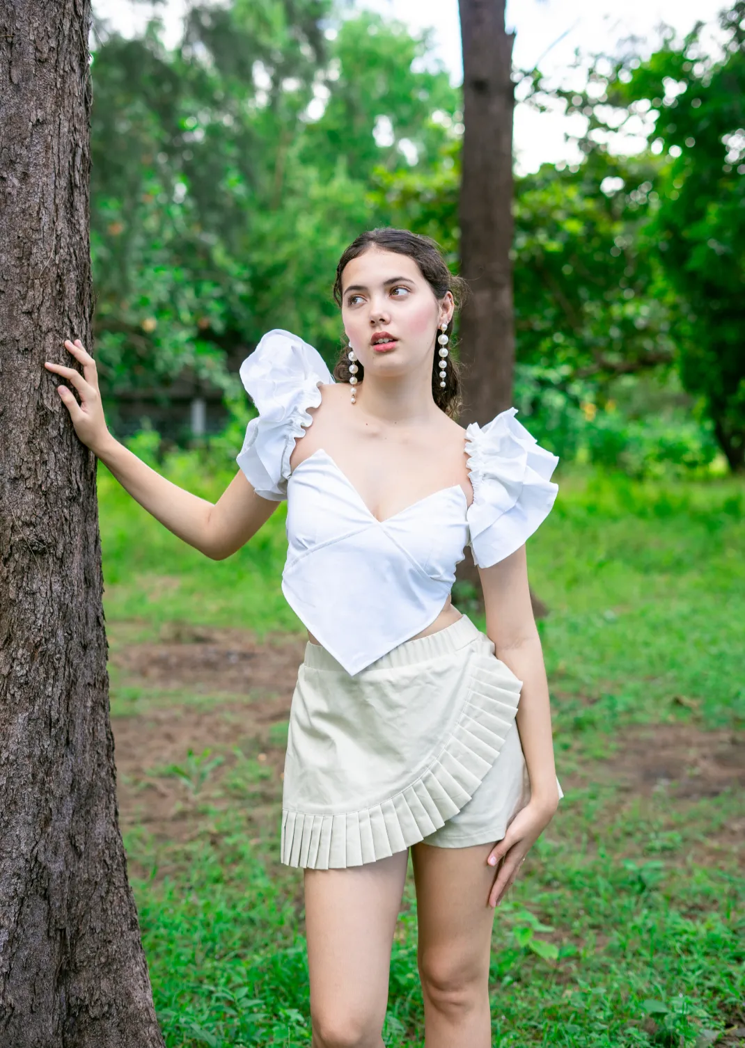 Delila Skort - Beige sold by Sundays