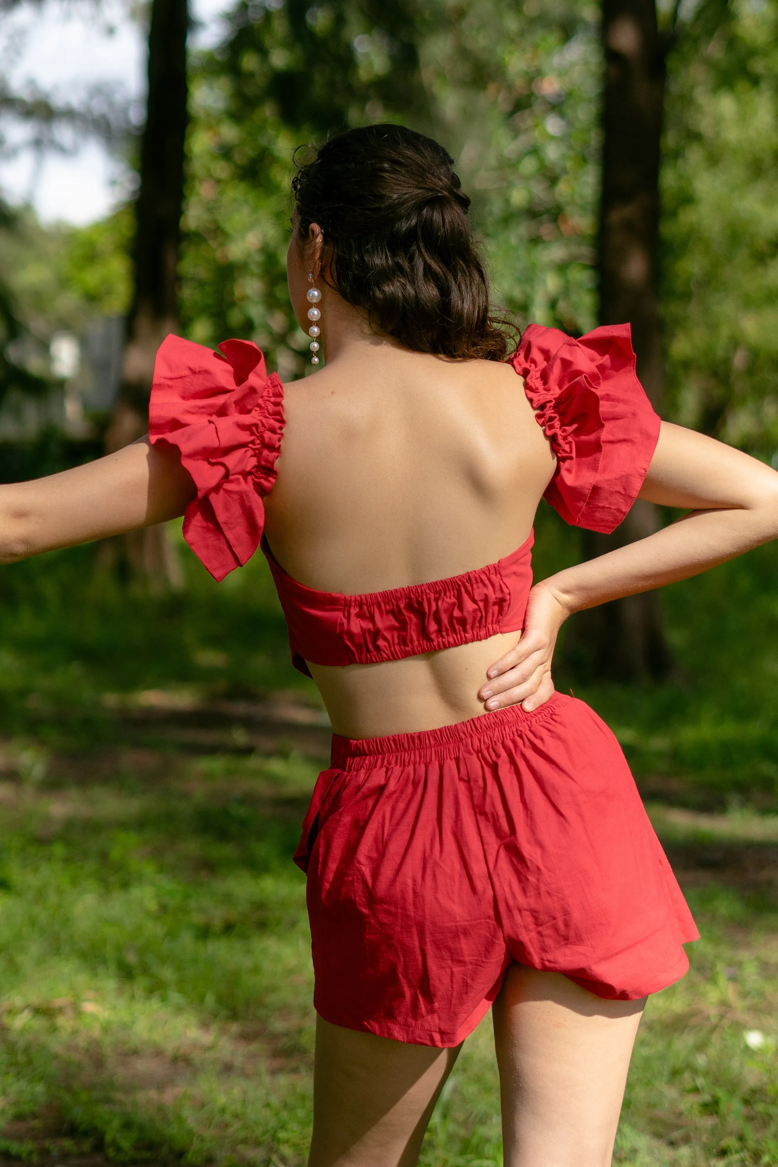 Solenn Top - Red sold by Sundays product image thumbnail 3