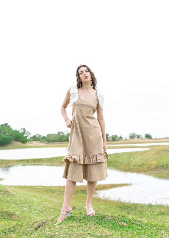 Ilka 2-way Dress - Beige sold by Sundays