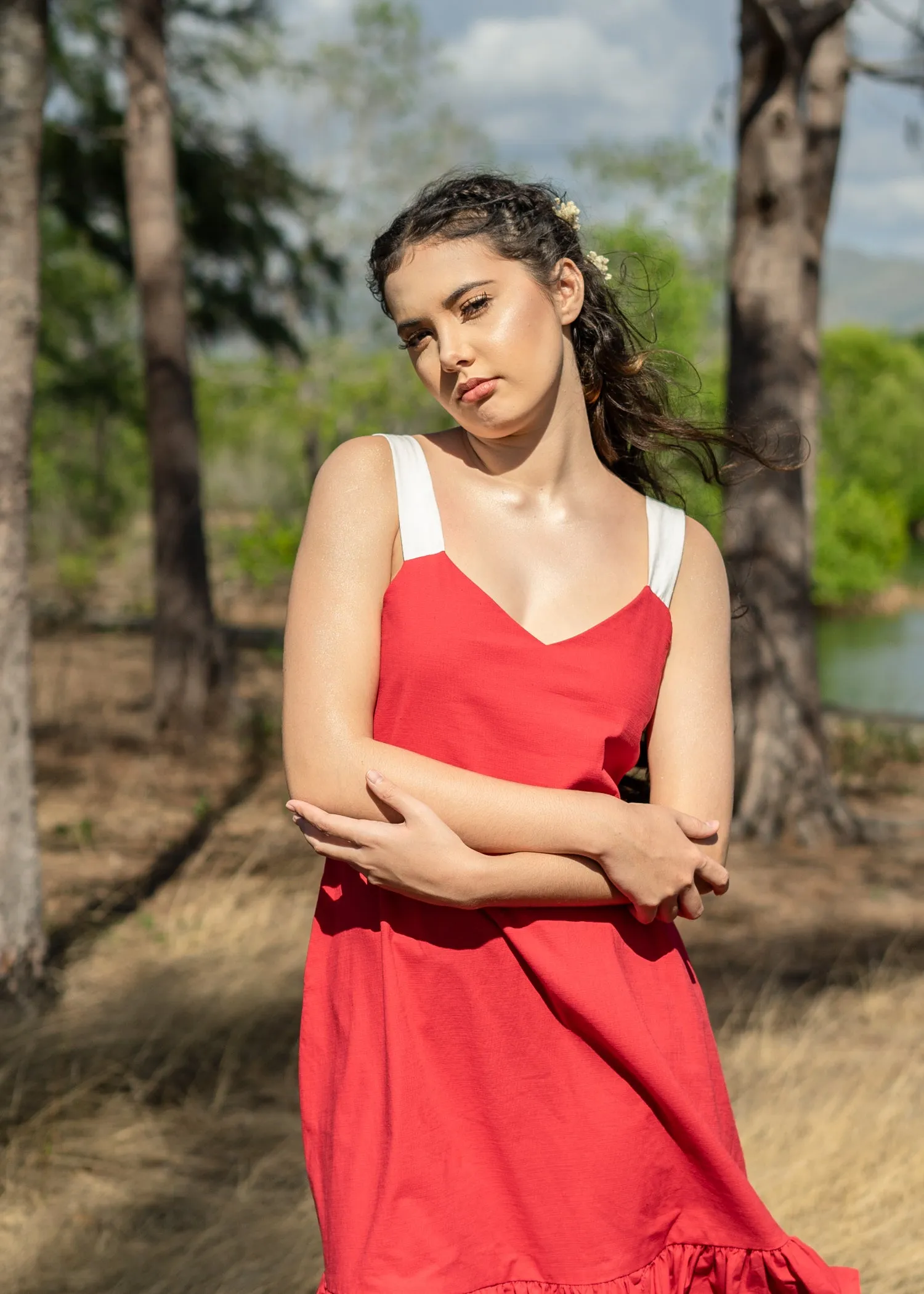 Ilka 2-way Dress - Red sold by Sundays product image thumbnail 4