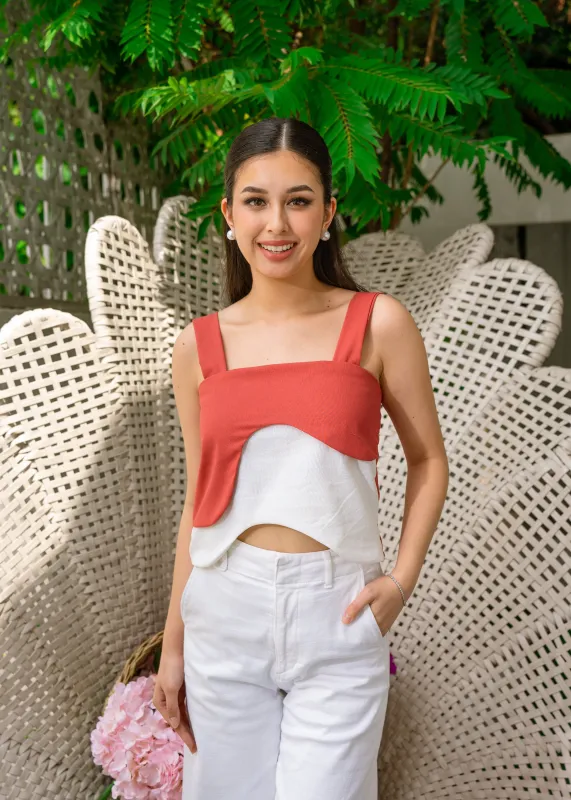 Luna Top - Coral sold by Sundays