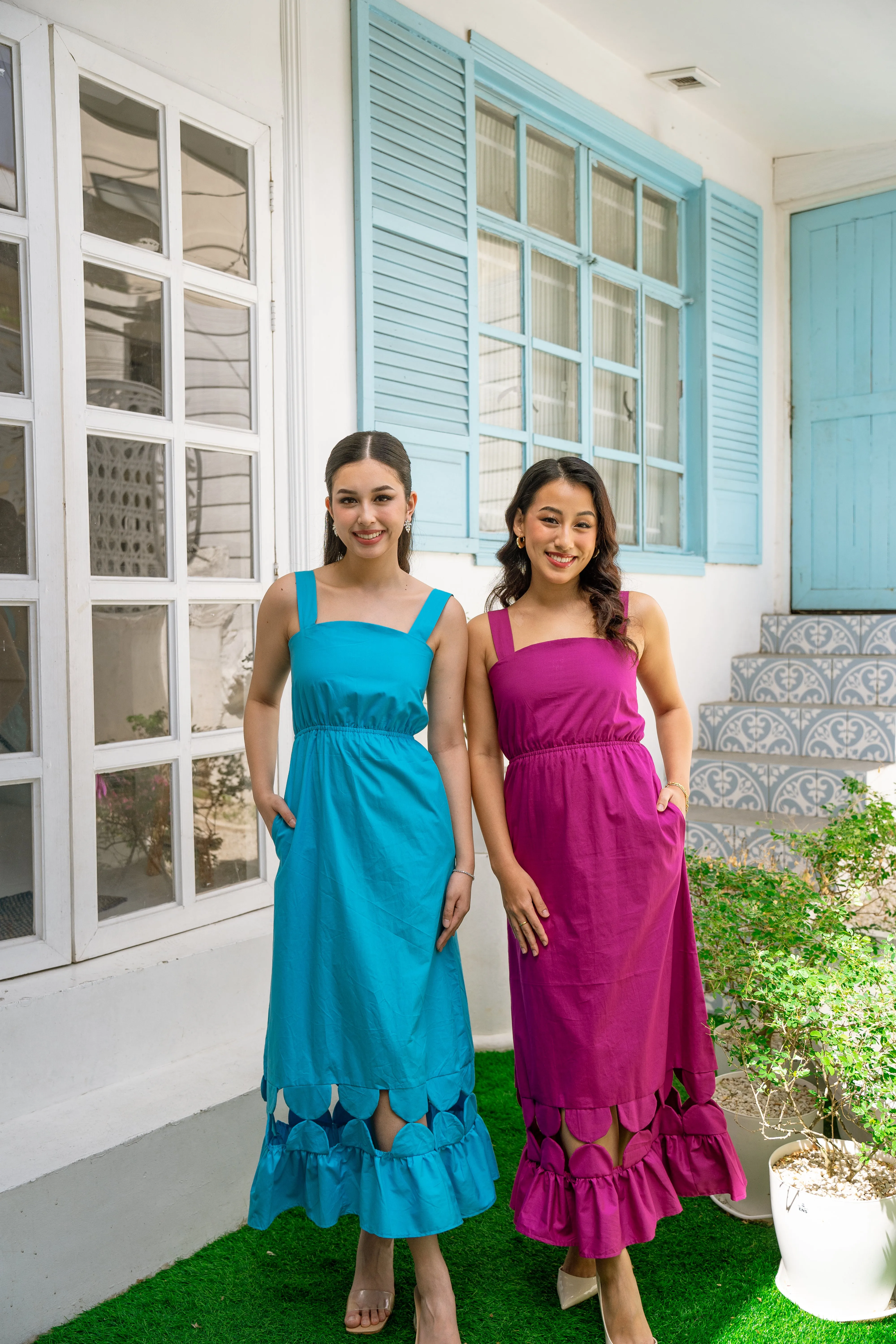 Mia Dress - Aqua Blue sold by Sundays product image thumbnail 5