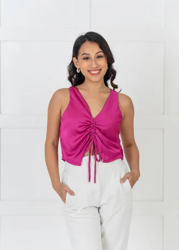 Yvonne Top - Hot Pink sold by Sundays