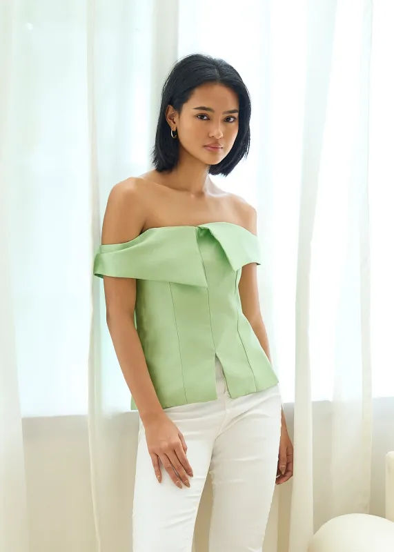 Leila Top - Apple Green sold by Sundays