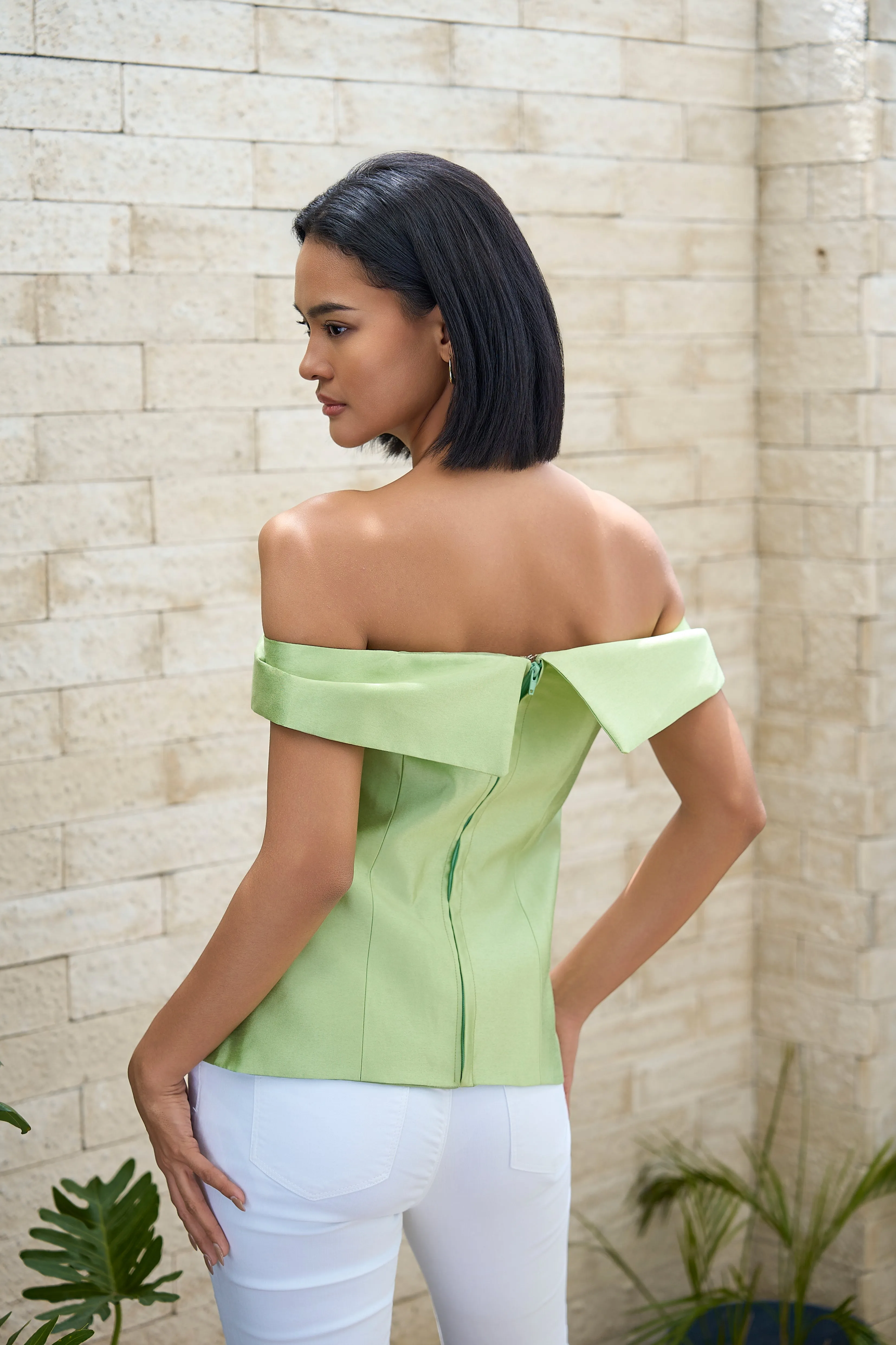 Leila Top - Apple Green sold by Sundays product image thumbnail 3