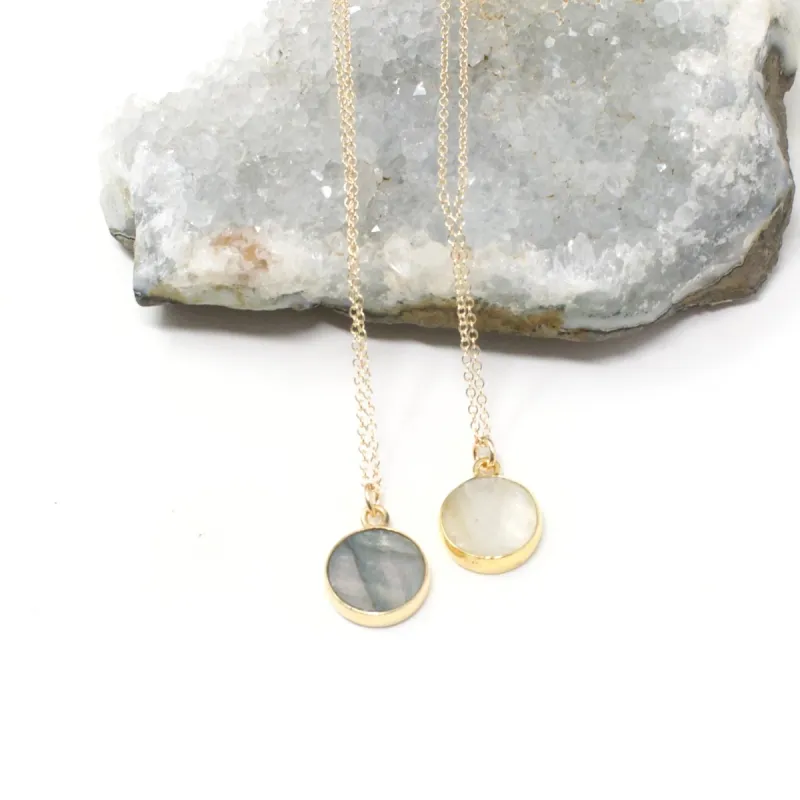 Coin Gem Necklace sold by Crafts & Love