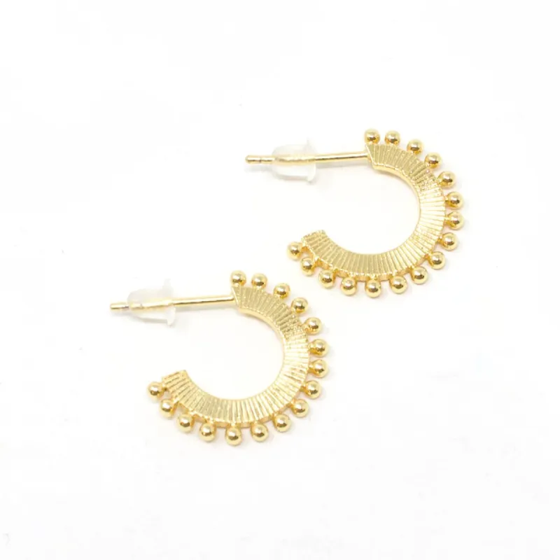 Lindy Hoop Studs sold by Crafts & Love