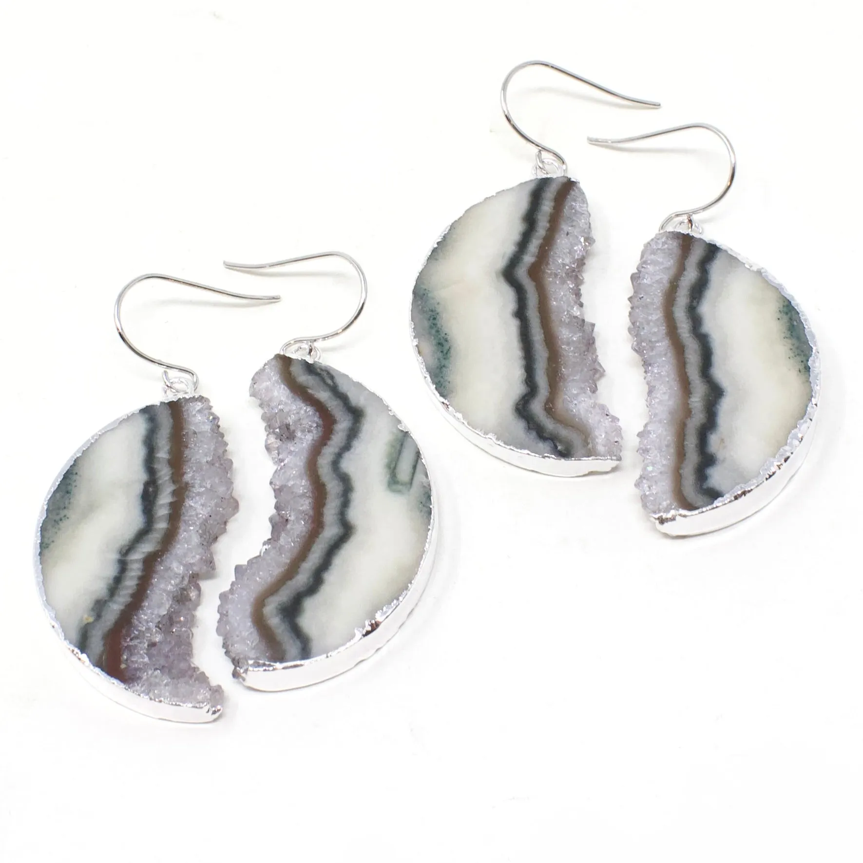 Fancy Geode Earrings - Halves sold by Crafts & Love product image thumbnail 3