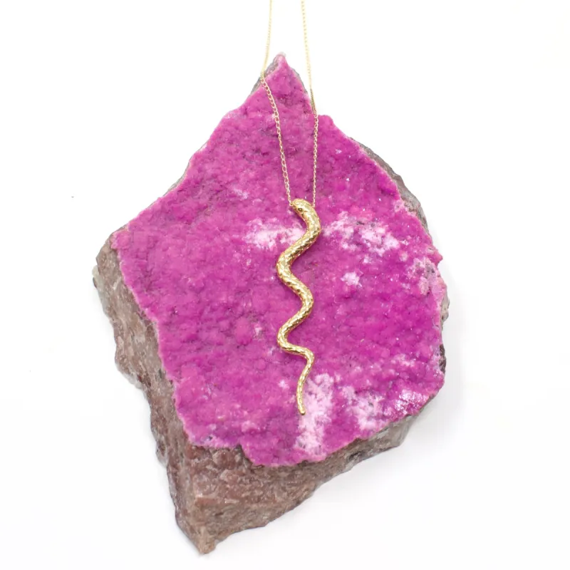 Snake Necklace - Long Curvy sold by Crafts & Love