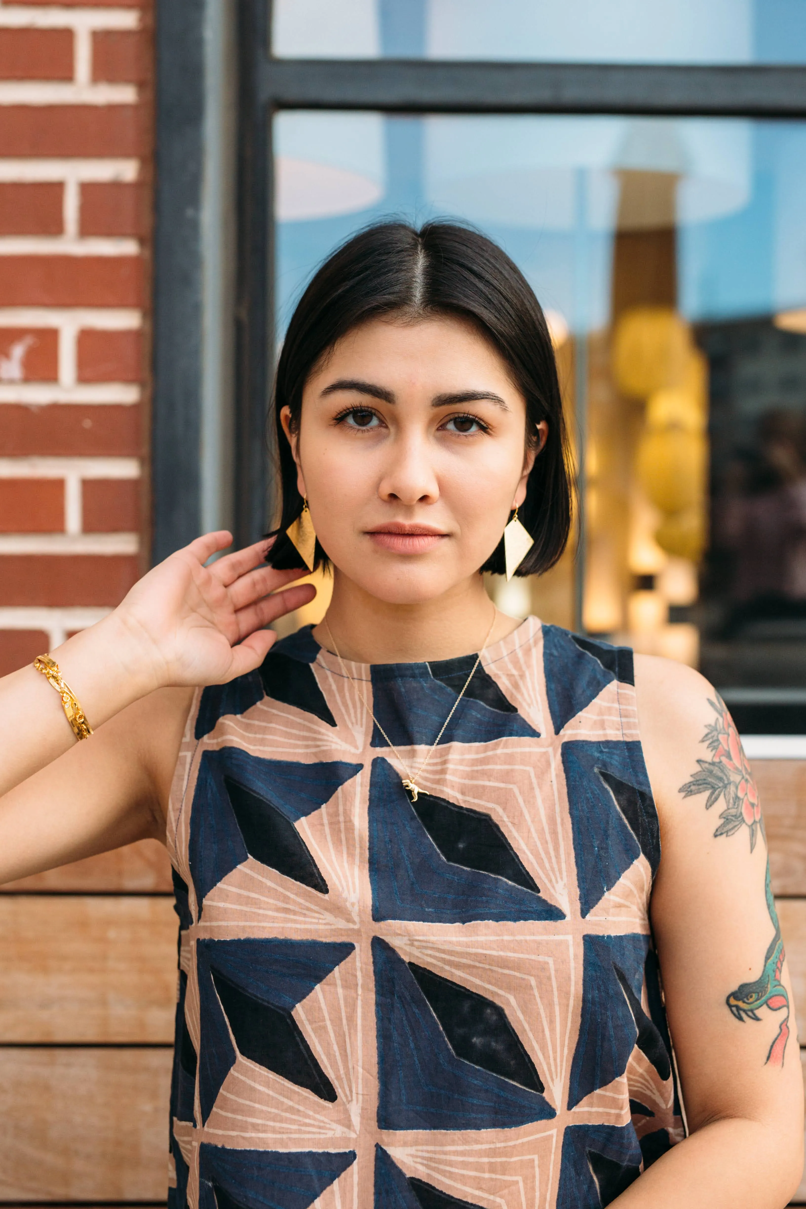 Louvre Earrings sold by Crafts & Love product image thumbnail 5