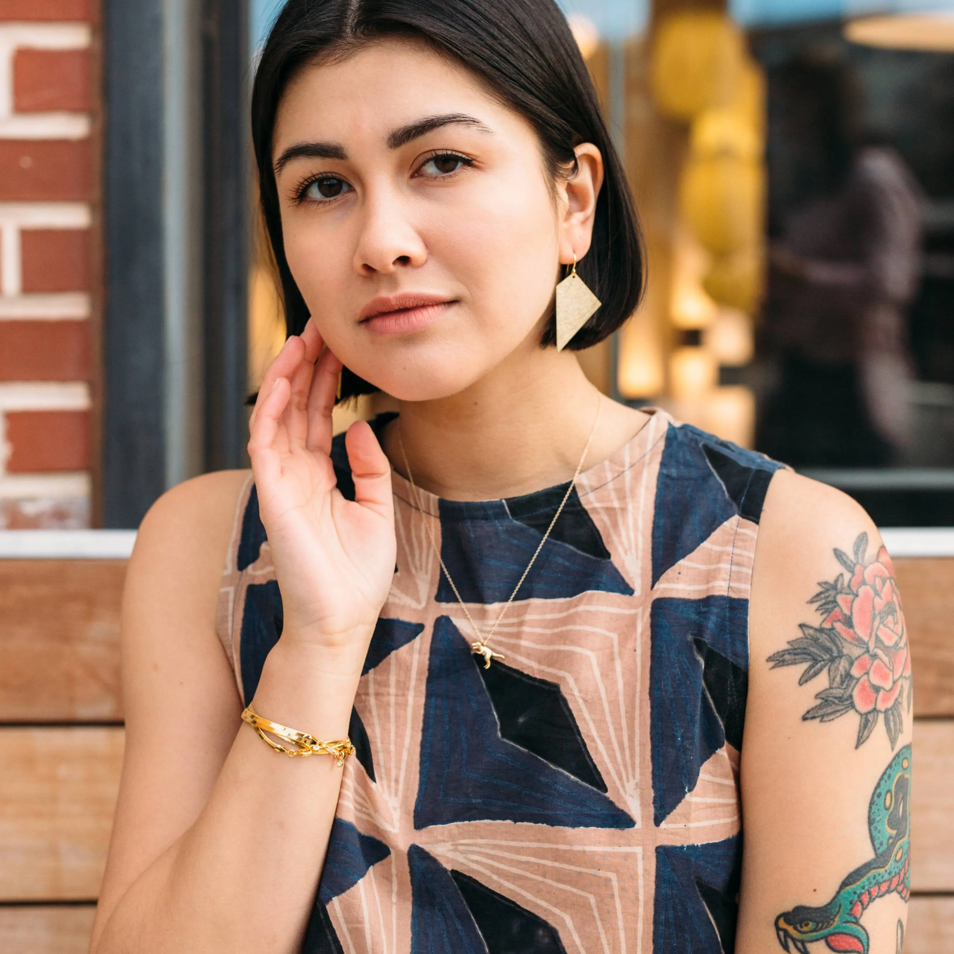 Louvre Earrings sold by Crafts & Love product image thumbnail 4