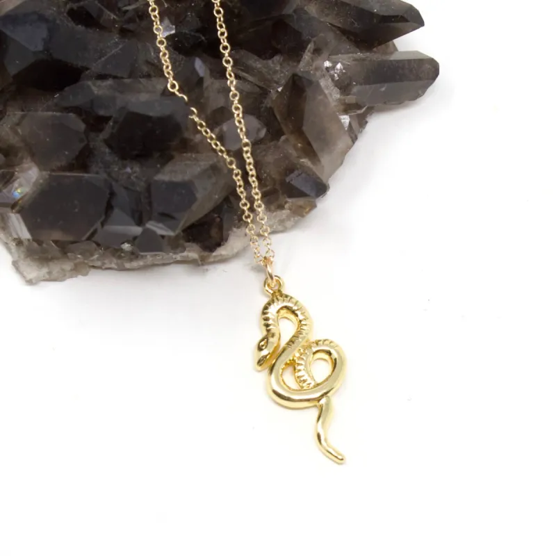 Curly Snake Necklace sold by Crafts & Love