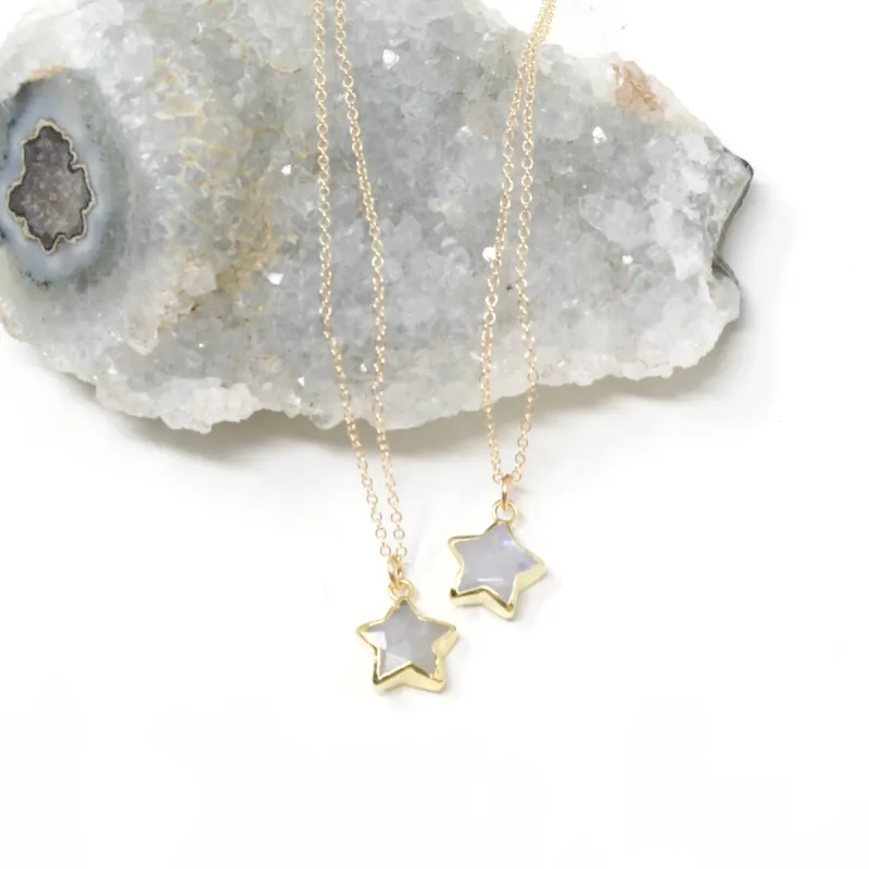 Gemstone Star Necklace sold by Crafts & Love