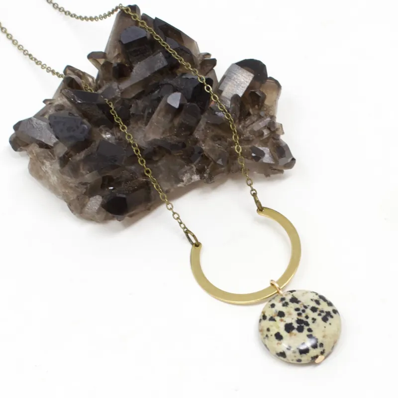 Orion Necklace - Dalmatian Jasper sold by Crafts & Love