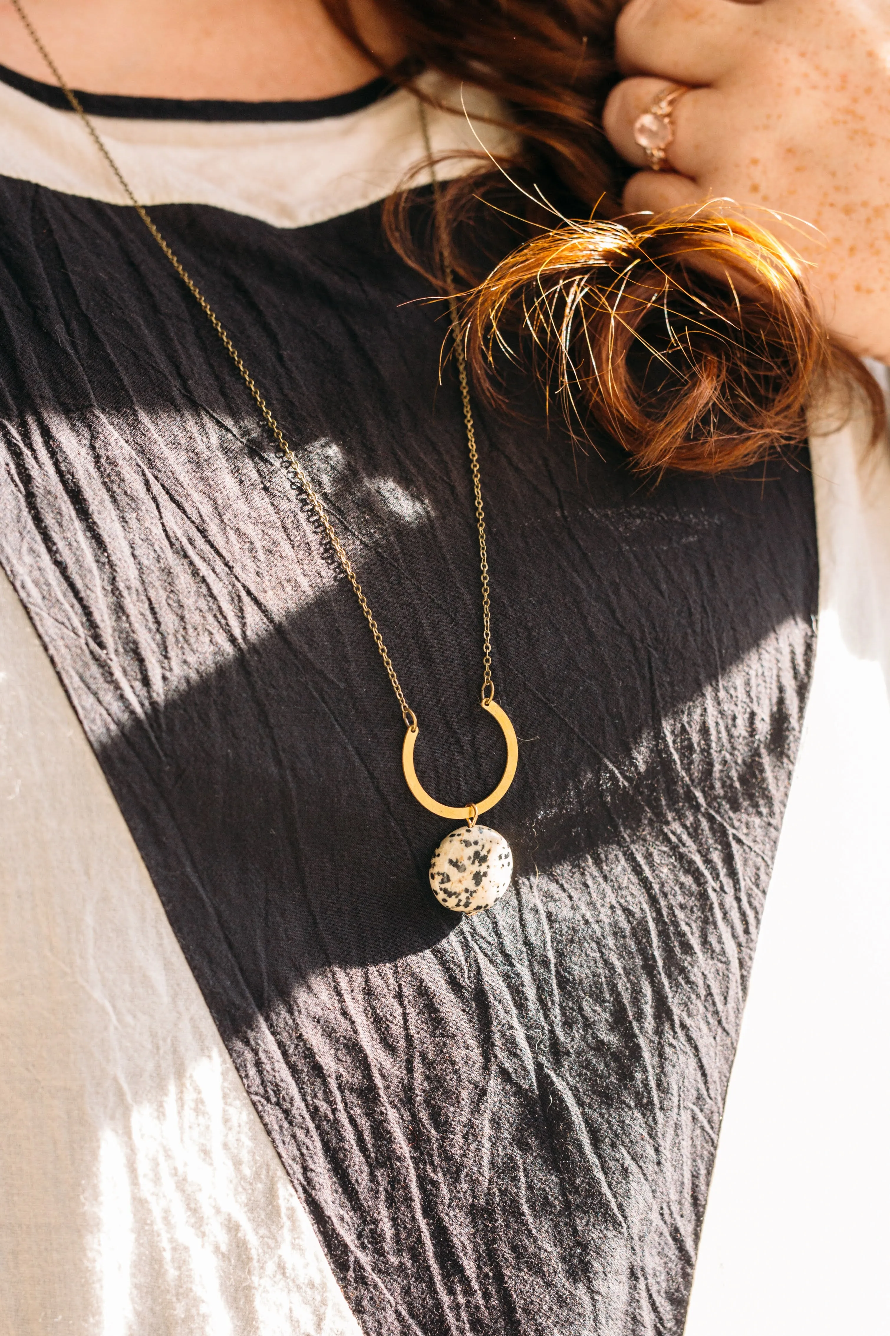 Orion Necklace - Dalmatian Jasper sold by Crafts & Love product image thumbnail 3