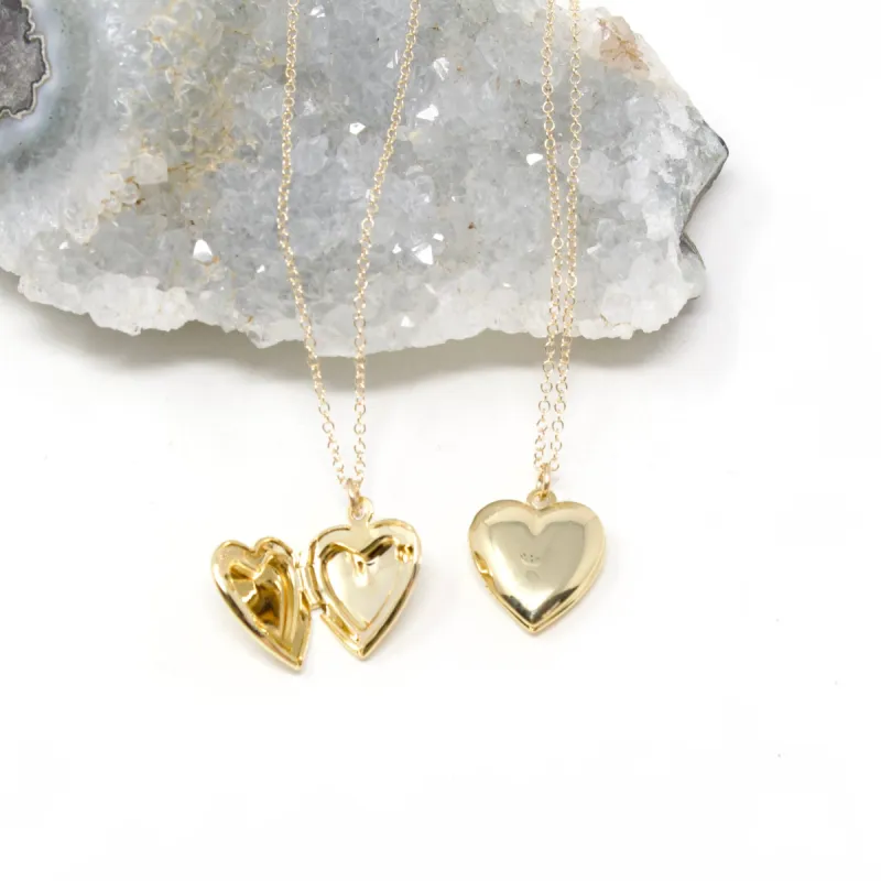 Heart Necklace - Locket sold by Crafts & Love