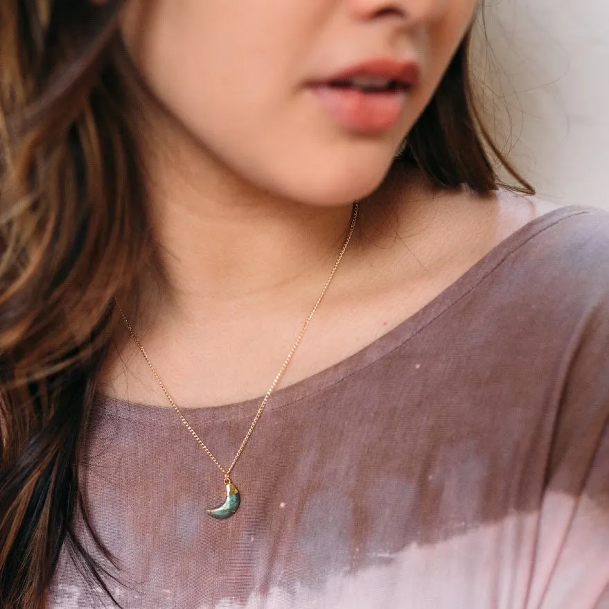 Tiny Necklaces - Moon Bezel sold by Crafts & Love product image thumbnail 5