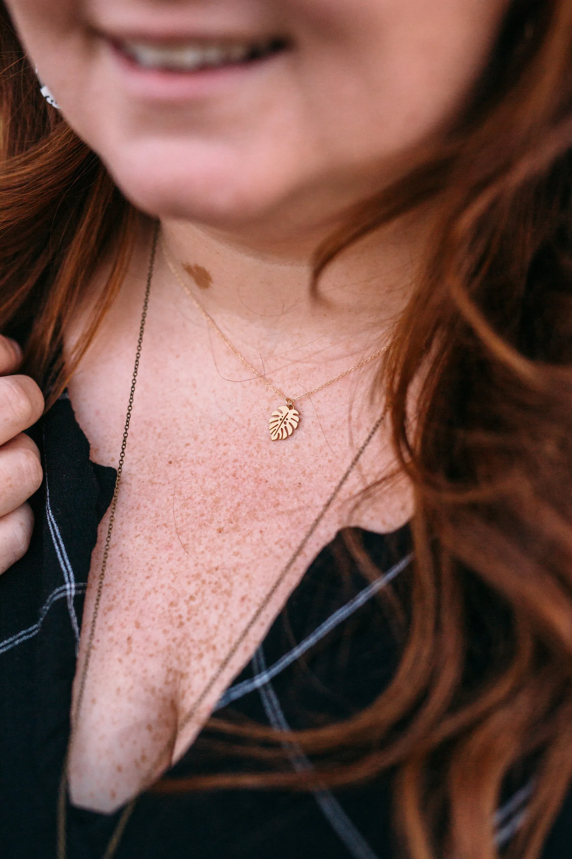 Monstera Necklace sold by Crafts & Love product image thumbnail 4