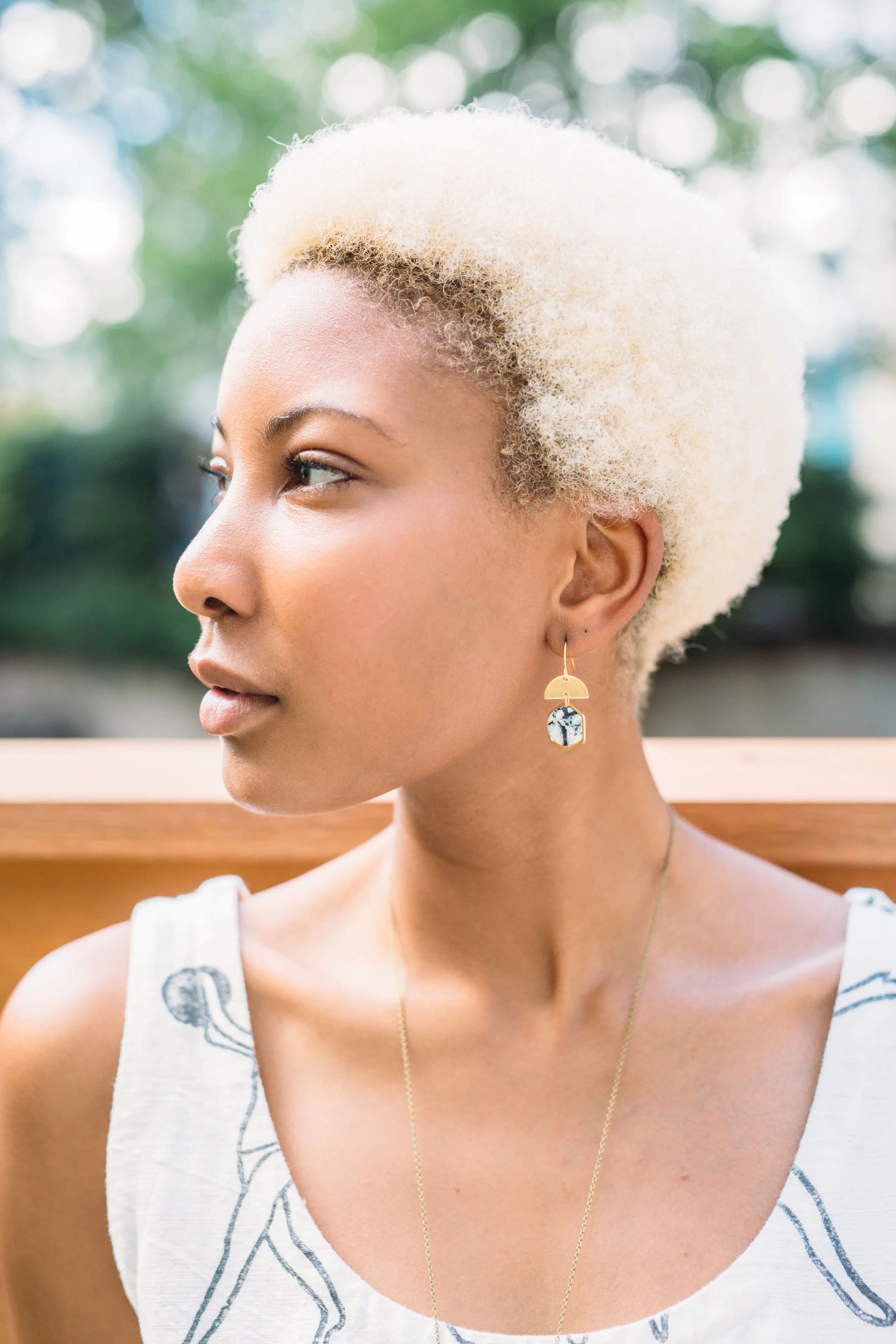 Nia Earrings sold by Crafts & Love product image thumbnail 4