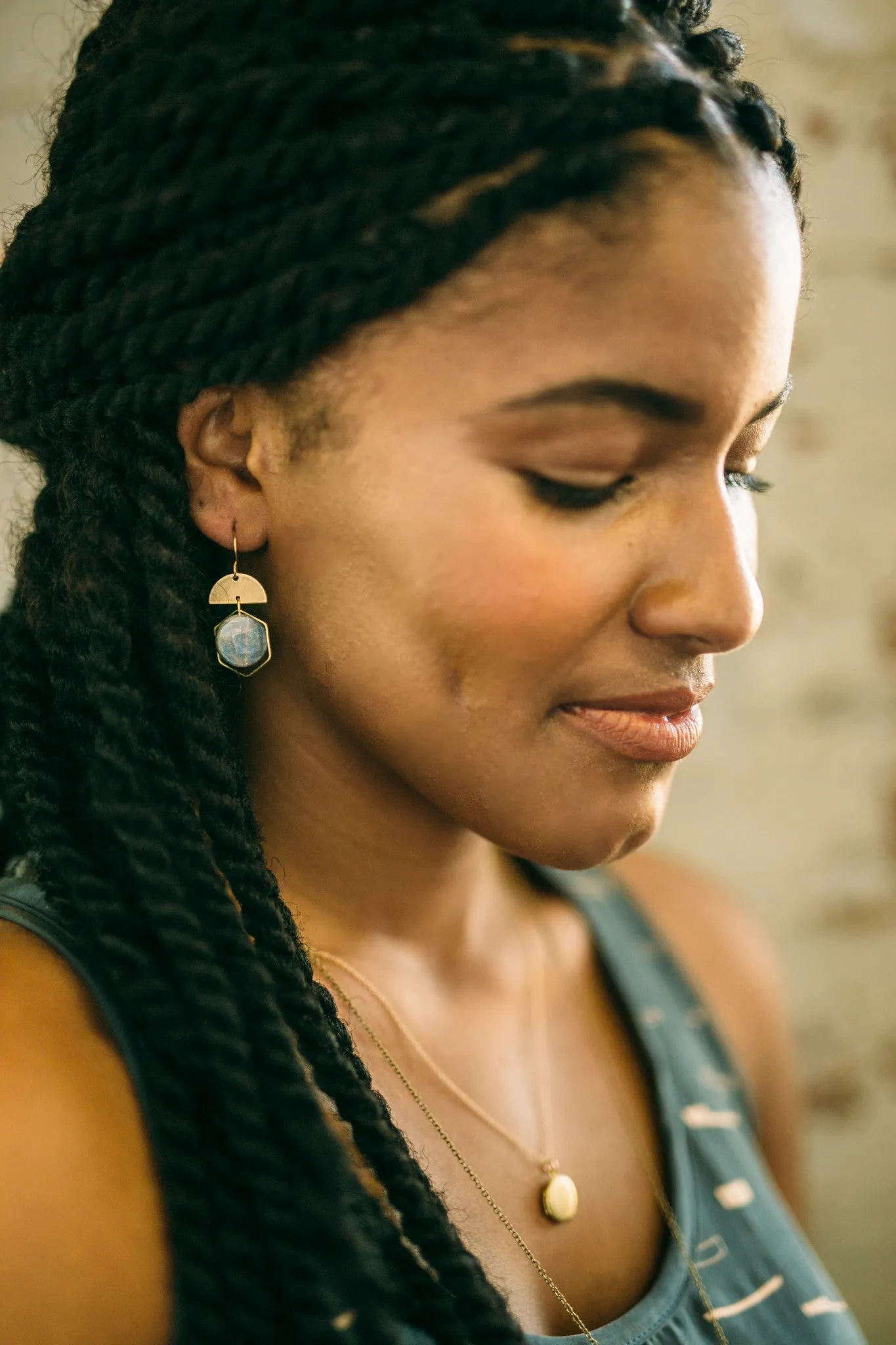 Nia Earrings sold by Crafts & Love product image thumbnail 5