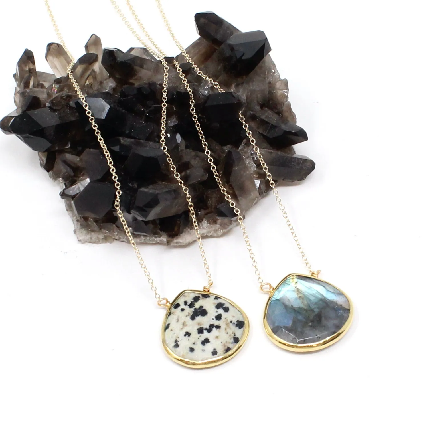 Gem Necklaces - Bezel XL sold by Crafts & Love