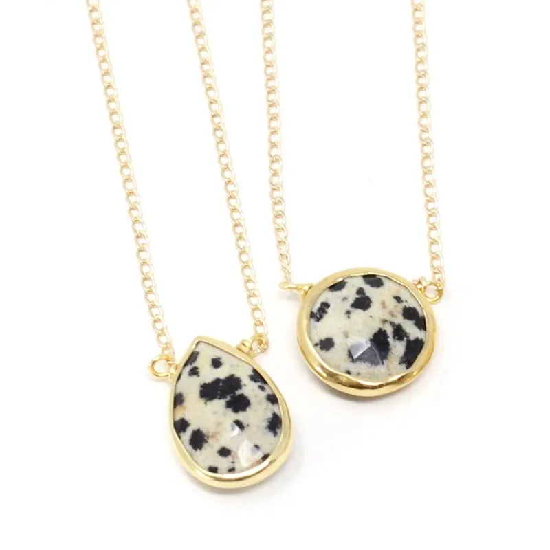 Gem Necklaces - Dalmatian sold by Crafts & Love
