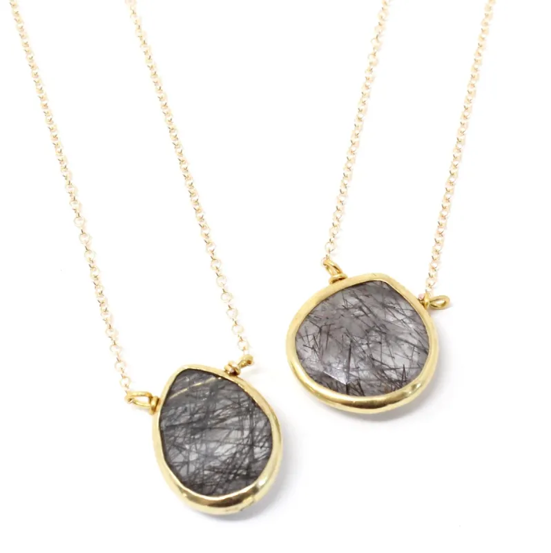 Gem Necklaces - Tourmaline sold by Crafts & Love