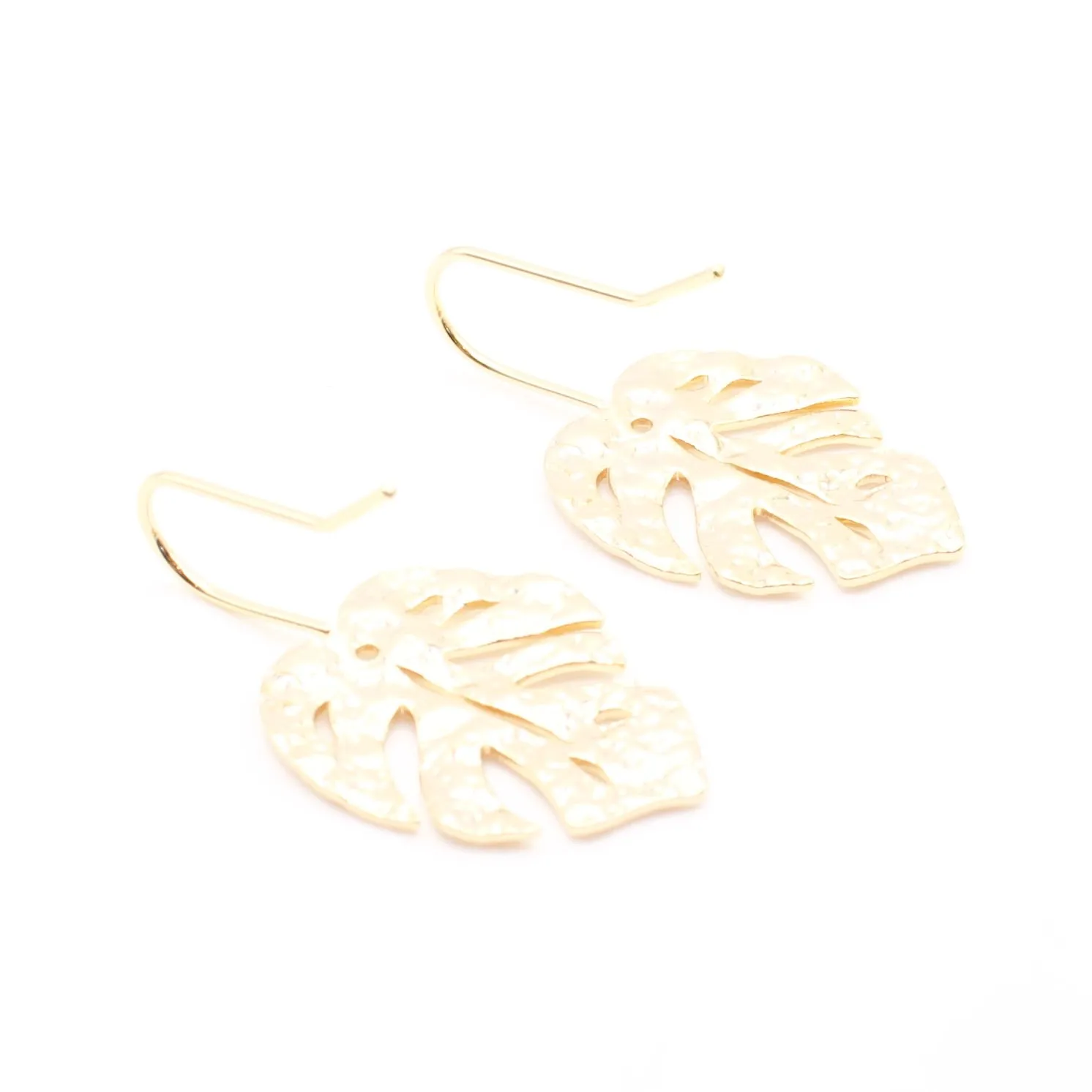 Monstera Drop Earrings sold by Crafts & Love product image thumbnail 2
