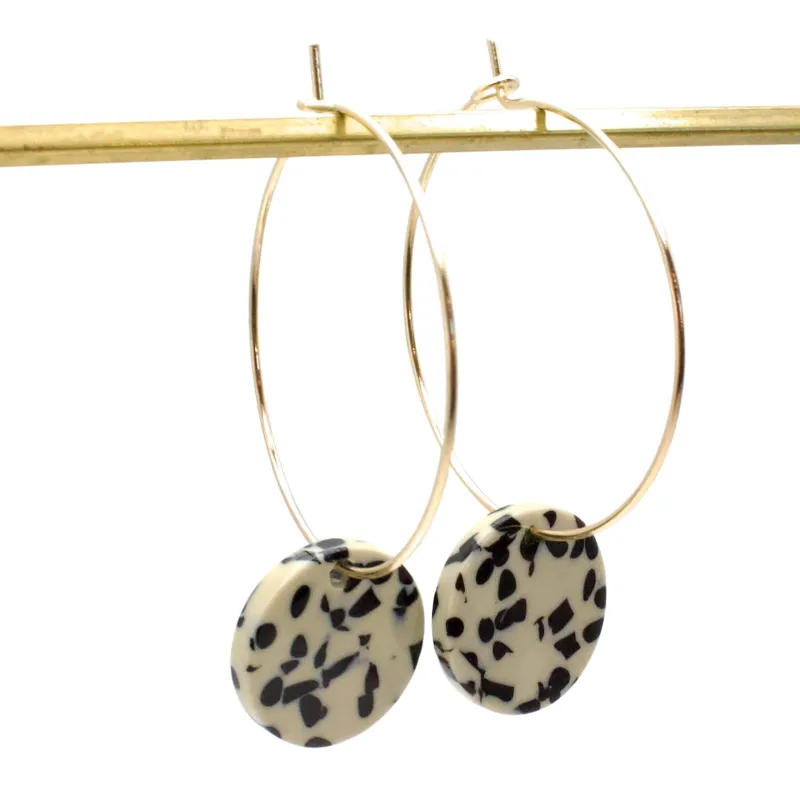 Hoop - Black/White Circle sold by Crafts & Love