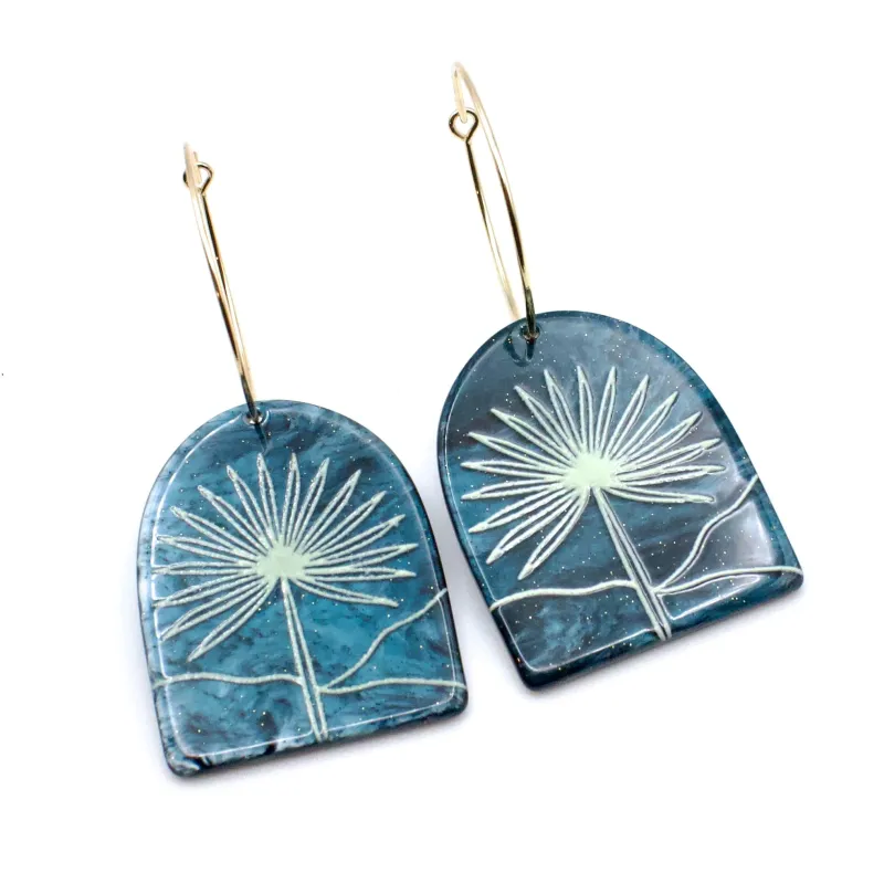 Hoop - Navy Acrylic sold by Crafts & Love