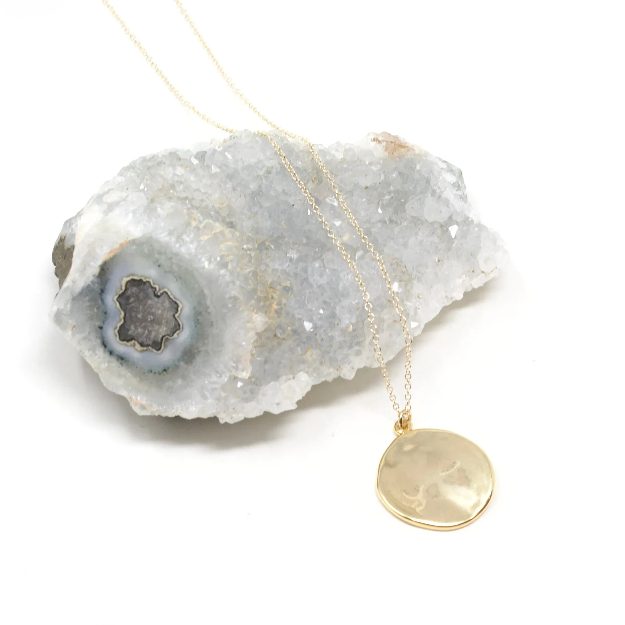 Gold Coin Necklace sold by Crafts & Love