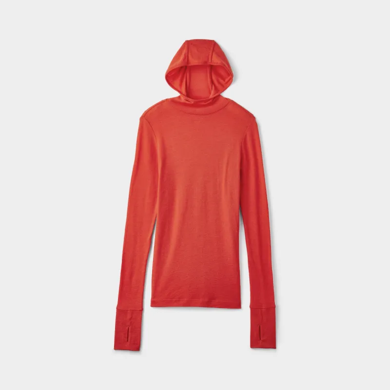 Merino Rib Hooded Shirt made by TILLEY