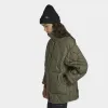 Rib Collar Quilted Coat sold by TILLEY