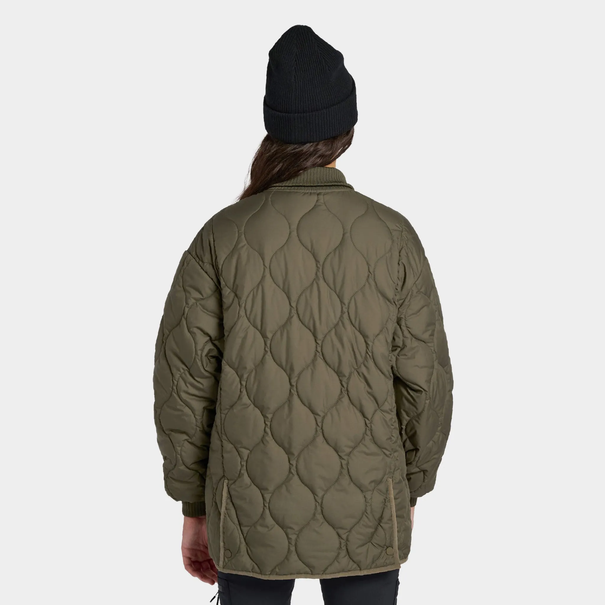 Rib Collar Quilted Coat sold by TILLEY product image thumbnail 4
