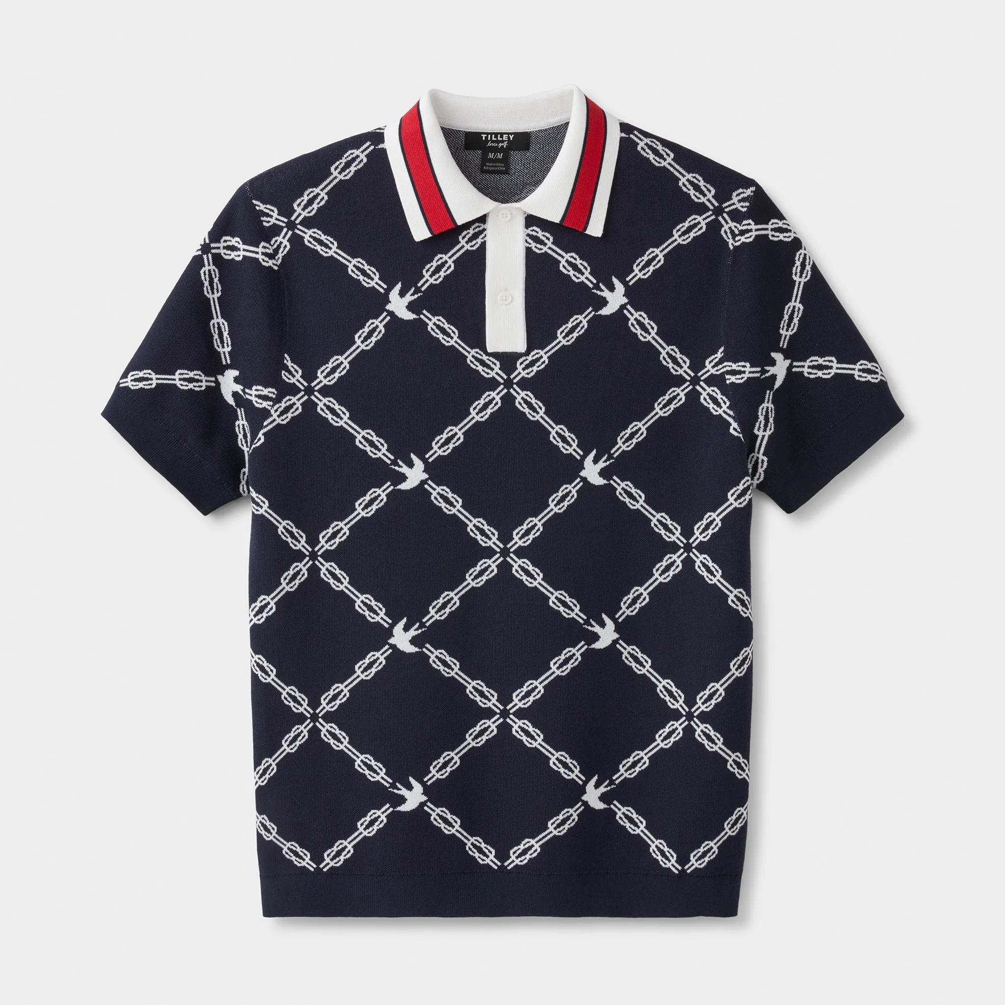 Jacquard Polo sold by TILLEY
