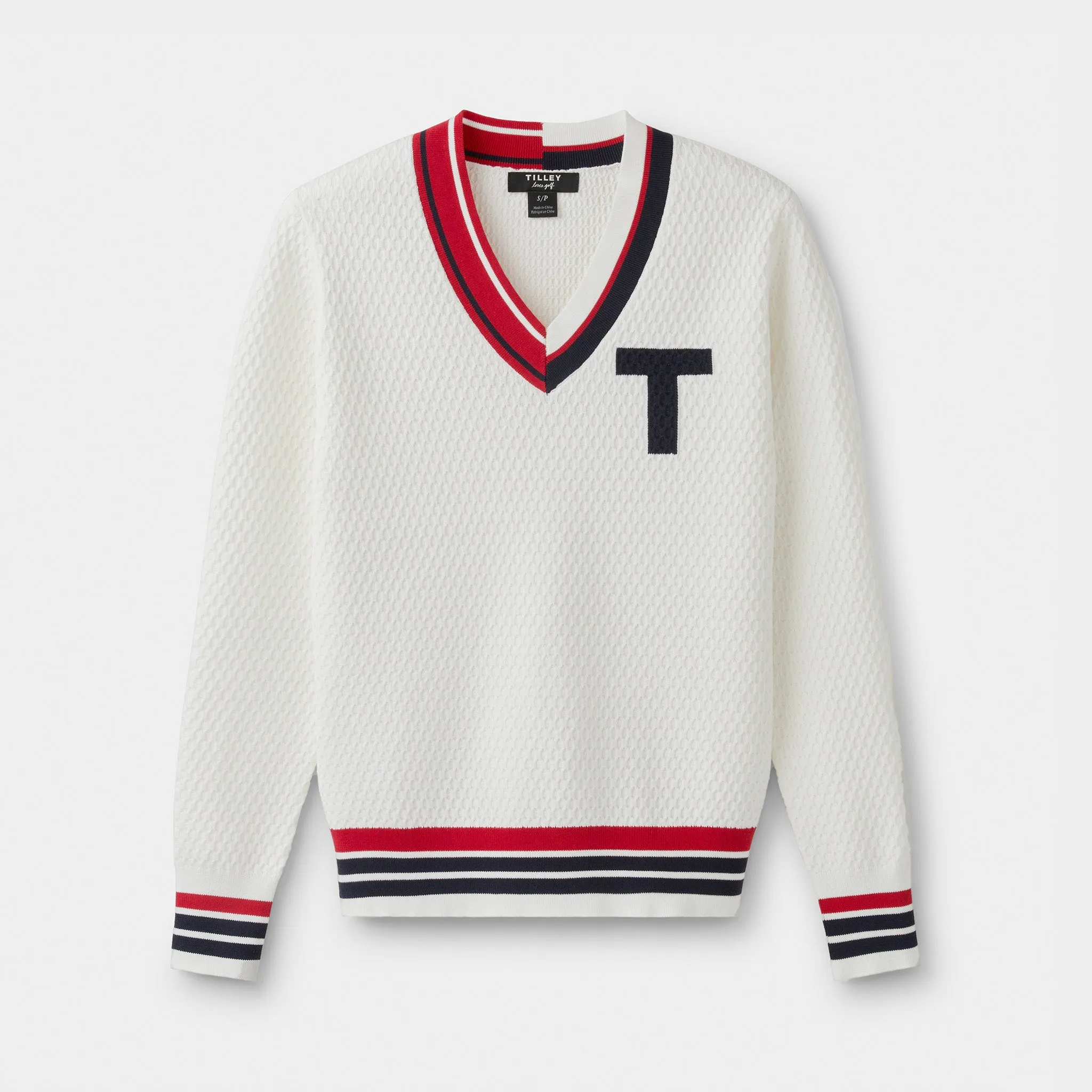 Golf V Sweater sold by TILLEY product image thumbnail 5