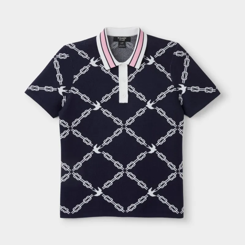 Jacquard Polo sold by TILLEY