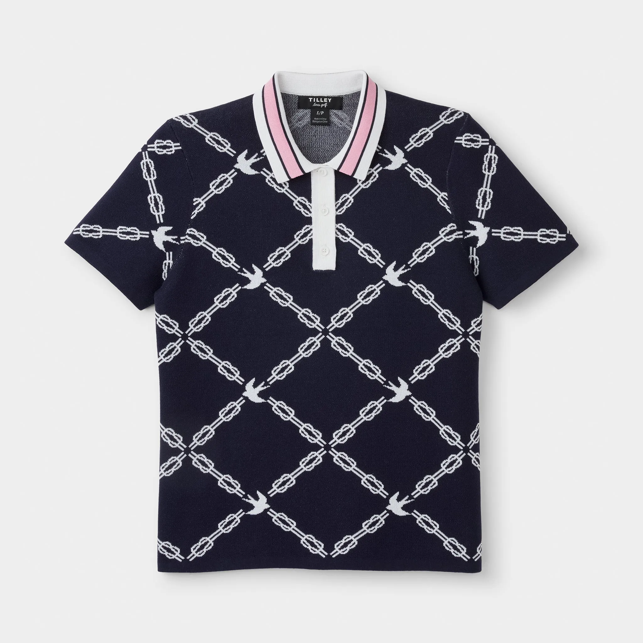 Jacquard Polo sold by TILLEY