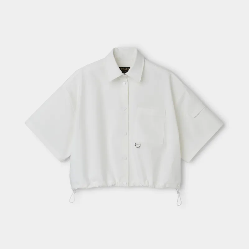 Cropped Tech Shacket made by TILLEY