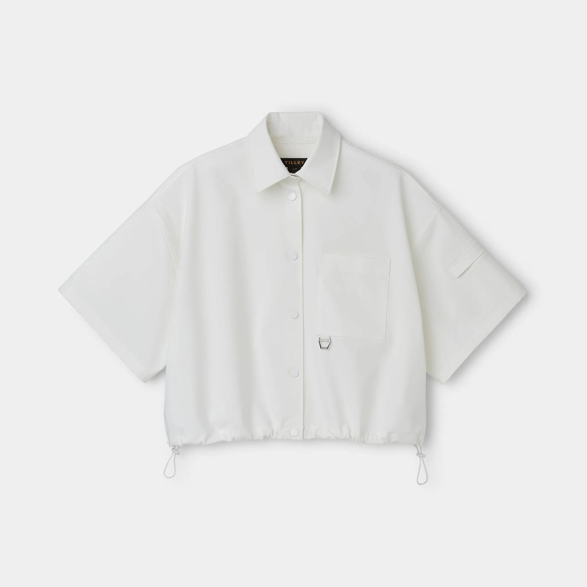 Cropped Tech Shacket sold by TILLEY